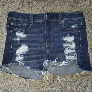 American Eagle Hi-Rise Shortie Shorts